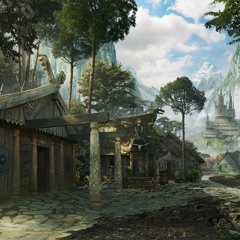 Sun Rise Over The Village