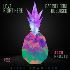 AFDL002 // Gabriel Boni, Dubdisko - Love Right Here - OUT NOW***