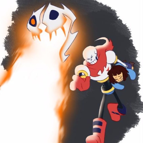 Sans, Undertale,Frisk, Fight, Gaster Blaster