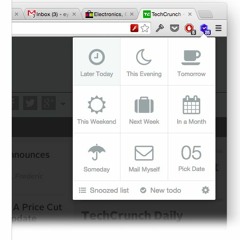 Google Chrome Snooze Tabs