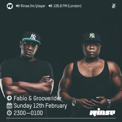 Rinse FM Podcast - Fabio & Grooverider - 12th February 2017