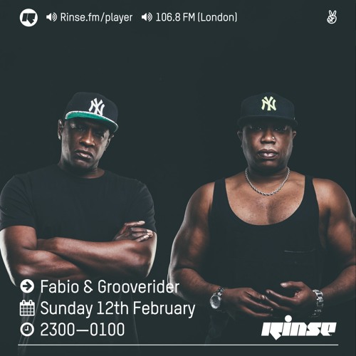 Rinse FM Podcast - Fabio & Grooverider - 12th February 2017