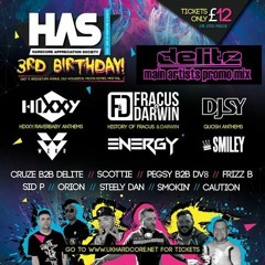 DJ Delite - HAS 3rd Birthday Main Artists Mini Mix