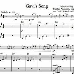 Gavi's Song Piano Accompaniment Sample