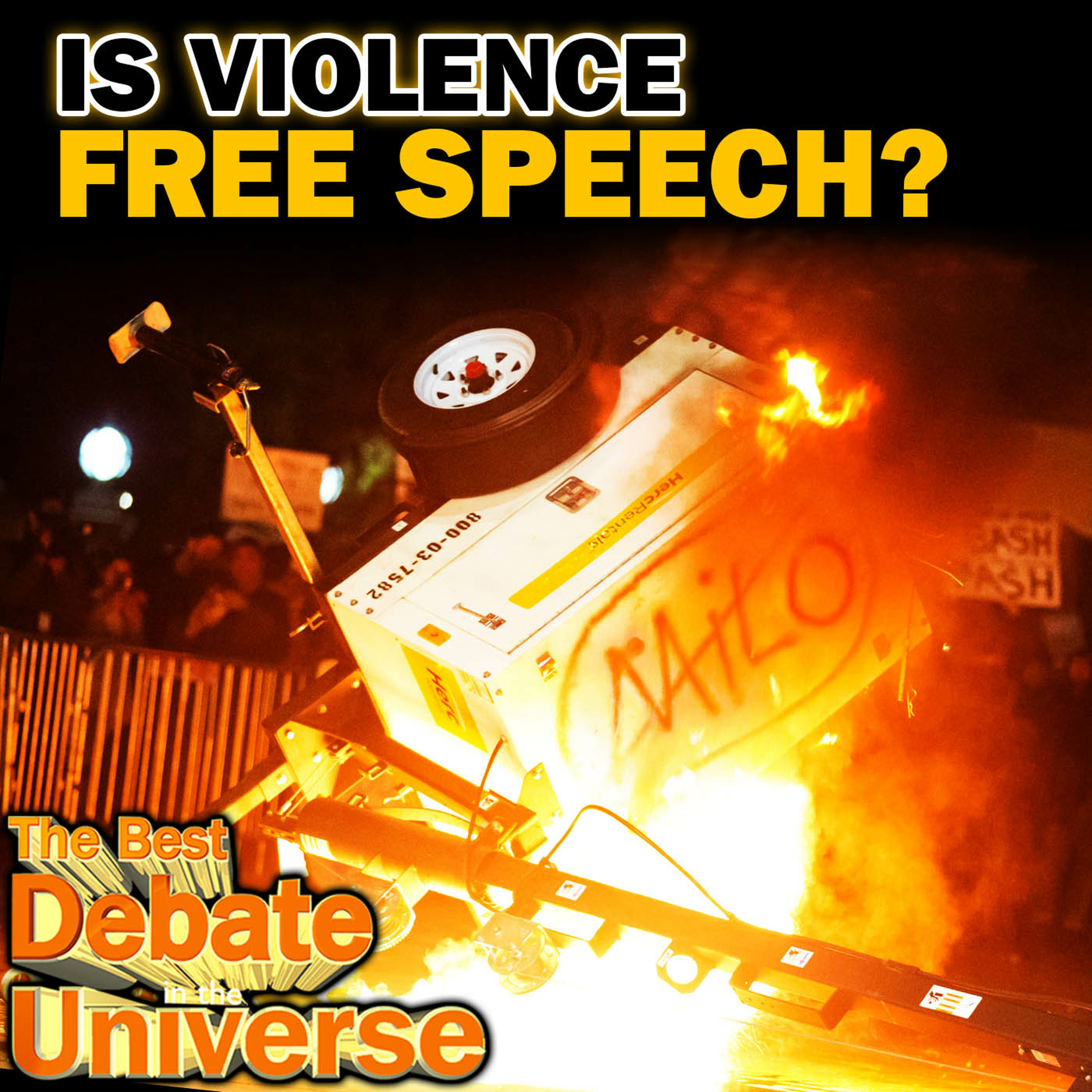 #37 - Tim Pool, Is Violence Free Speech, Rucka, David Kirsh, Human Ken Doll, Skull Cockroach episode artwork