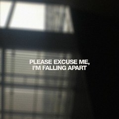 please excuse me, i'm falling apart