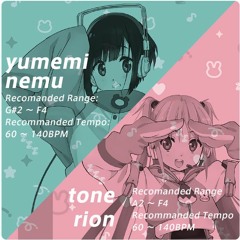 VOCALOID4 yumemi nemu and tone rion Cross-Synthesis Sample