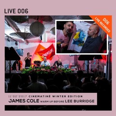 James Cole Warm Up Before LEE BURRIDGE Live Cinematiné Winter 2017 02 11