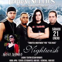 1- Come cover me - tributo a nightwish en Mérida 21 d enero.