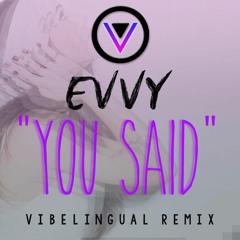 Evvy - You Said (Vibelingual Remix)