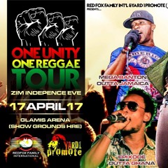 One Unity One Reggae Zim Tour Promo Mixtape feat Turbulence, Mega Banton and Epixode