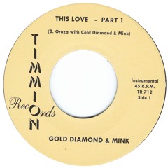 This Love, Part 1 (Instrumental) - Cold Diamond & Mink