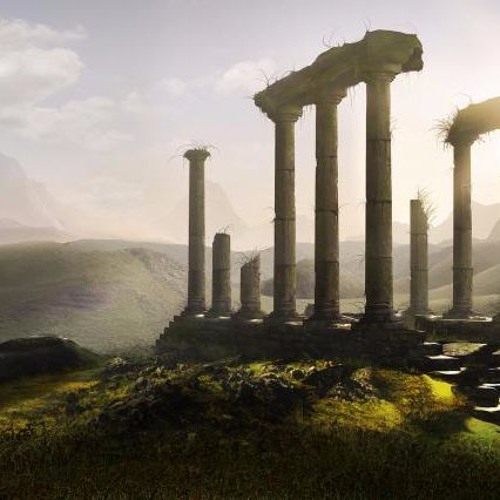 Fantasy Ancient Ruins By Lynn