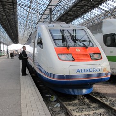 Allegro-juna saapuu Helsinkiin