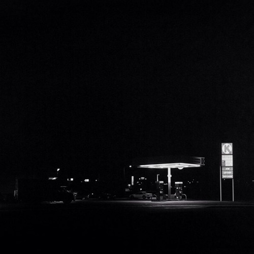 _night drive on empty streets.