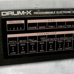 Free samples of my Pearl Drum-X vintage analog drum brain