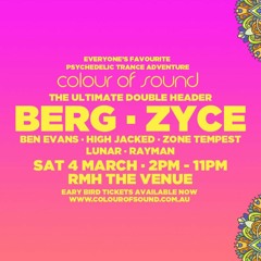 Ben Evans - Colour Of Sound - Day Party Activator Set - Berg - Zyce - March - 2017