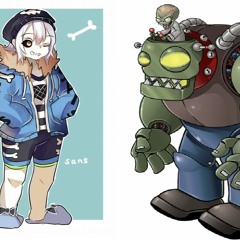 Plants Vs Zombies X Undertale Dual Mix