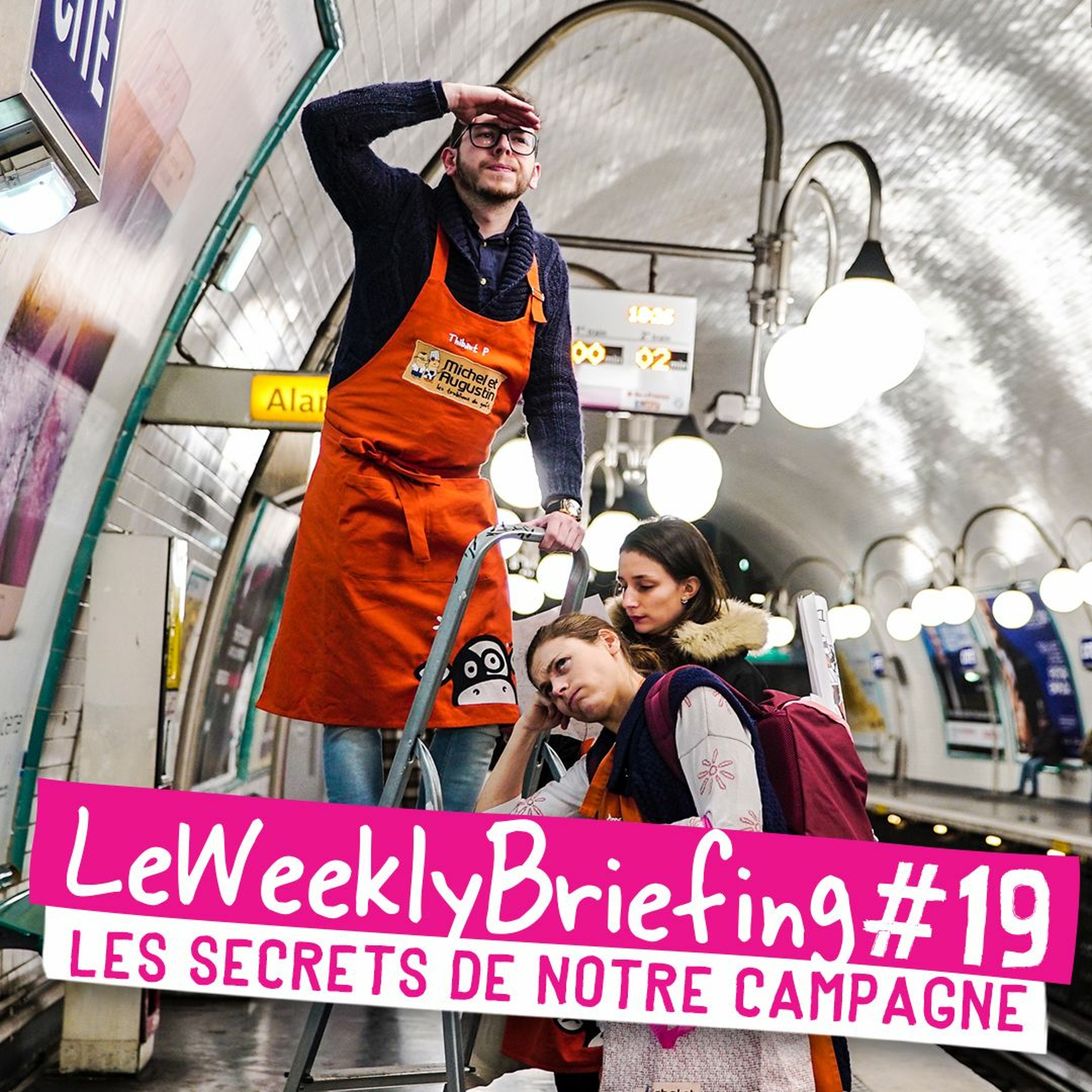 Le Weekly Briefing par Michel et Augustin et TOUTE la tribu - La seule matinale diffusée l\'après-midi - Chaque lundi à 15h dans vos oreilles ;)