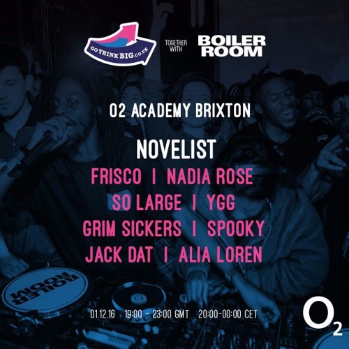 Frisco & Spooky Boiler Room x GoThinkBig London Live Set