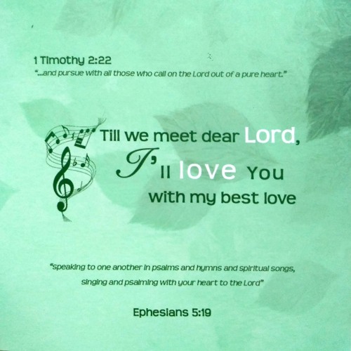 Loving You Lord is all I am living for