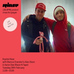 Krystal Klear with Alex Olson & Aaron Dee  - 28th February 2017