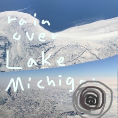 rain over lake michigan