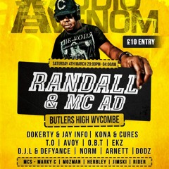 Norm & Rider / Audio Venom Promo Mix / Randall + Mc A.D 04/03/2017