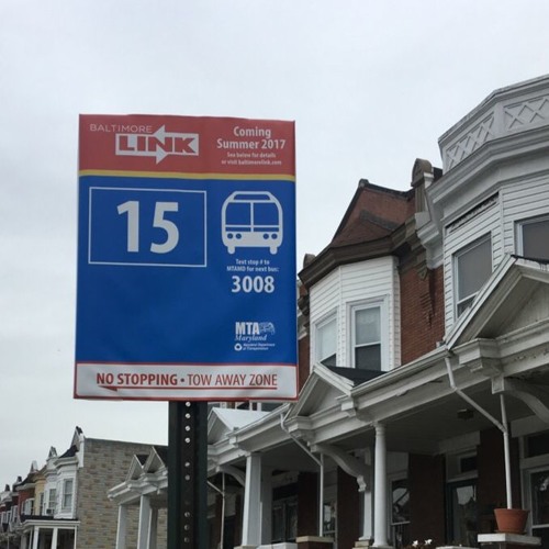 Stream Maryland Transit Times New Bus Stop Signs by MTA Maryland