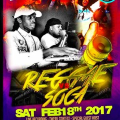REGGAE VS SOCA 2.18.17 *LIVE AUDIO* #DJBADSUH MC & #DJROBE_DOLLAZ DJING 100% GYAL CHUNE !!