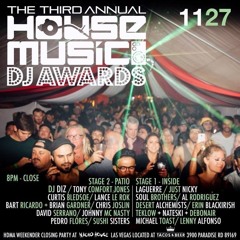 Bart Ricardo @ Annual Housemusic Dj Awards HMDA Nacho House Las Vegas Nov 2016