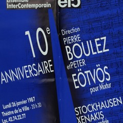 Interview Pierre Boulez - 10 ans de l'EIC