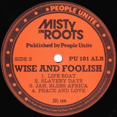 Misty In Roots "Slavery Days" (People Unite)