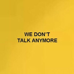 Charlie Puth Ft. Selena Gomez - We Don't Talk Anymore : (Cover) Guitar Fingerstyle