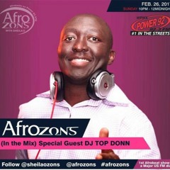 March 5th DJ TopDonn AFROZONS Mix On Power 92.3FM [20 Mins]