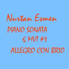 Sonata 6 Mvt 1 Allegro con brio