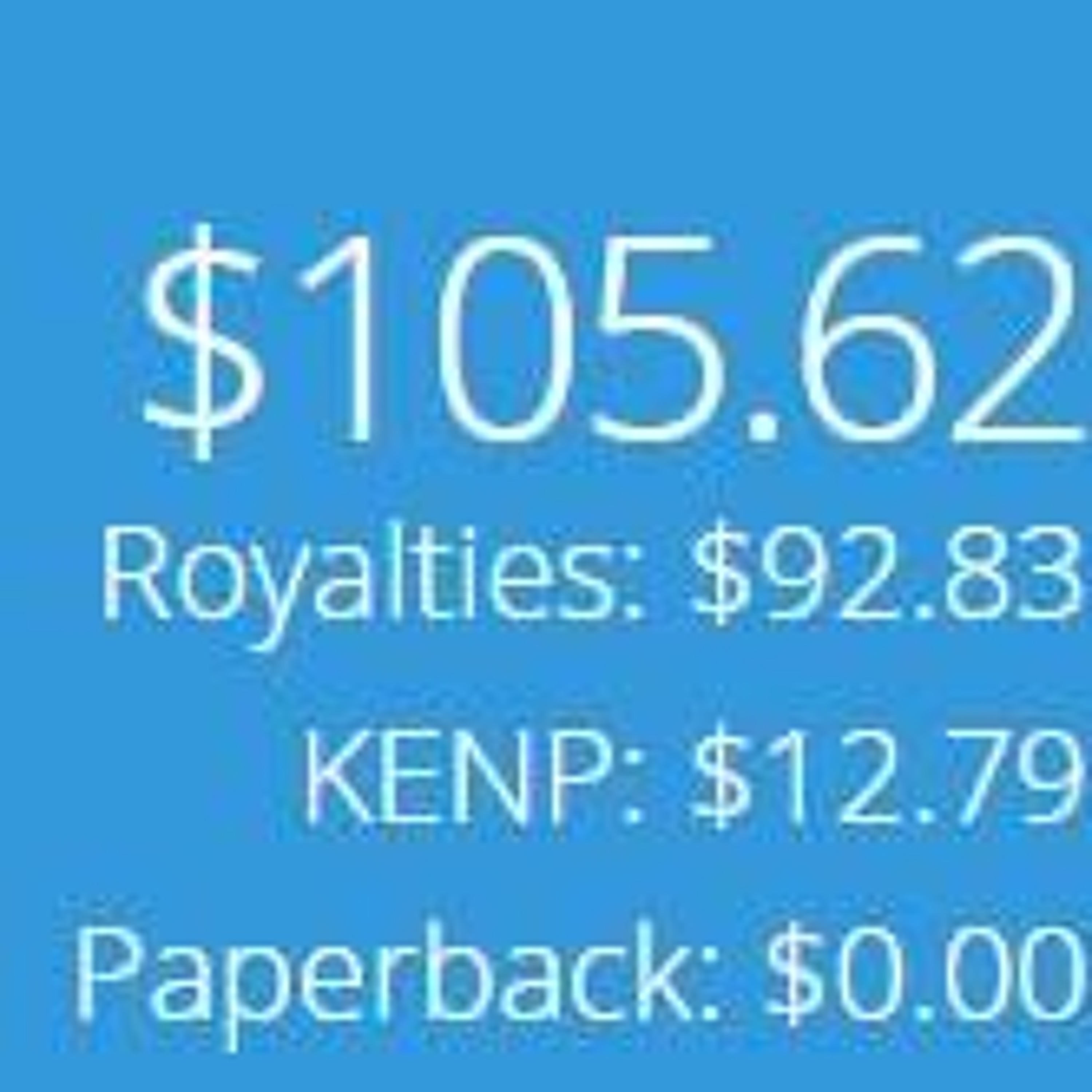Kindle Publishing--First $100!!