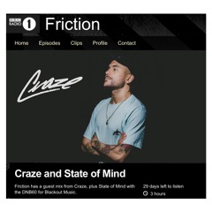 DNB MIX FOR FRICTION'S SHOW