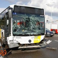 Busje gecrasht