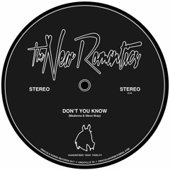 New Romantics - Don't You Know