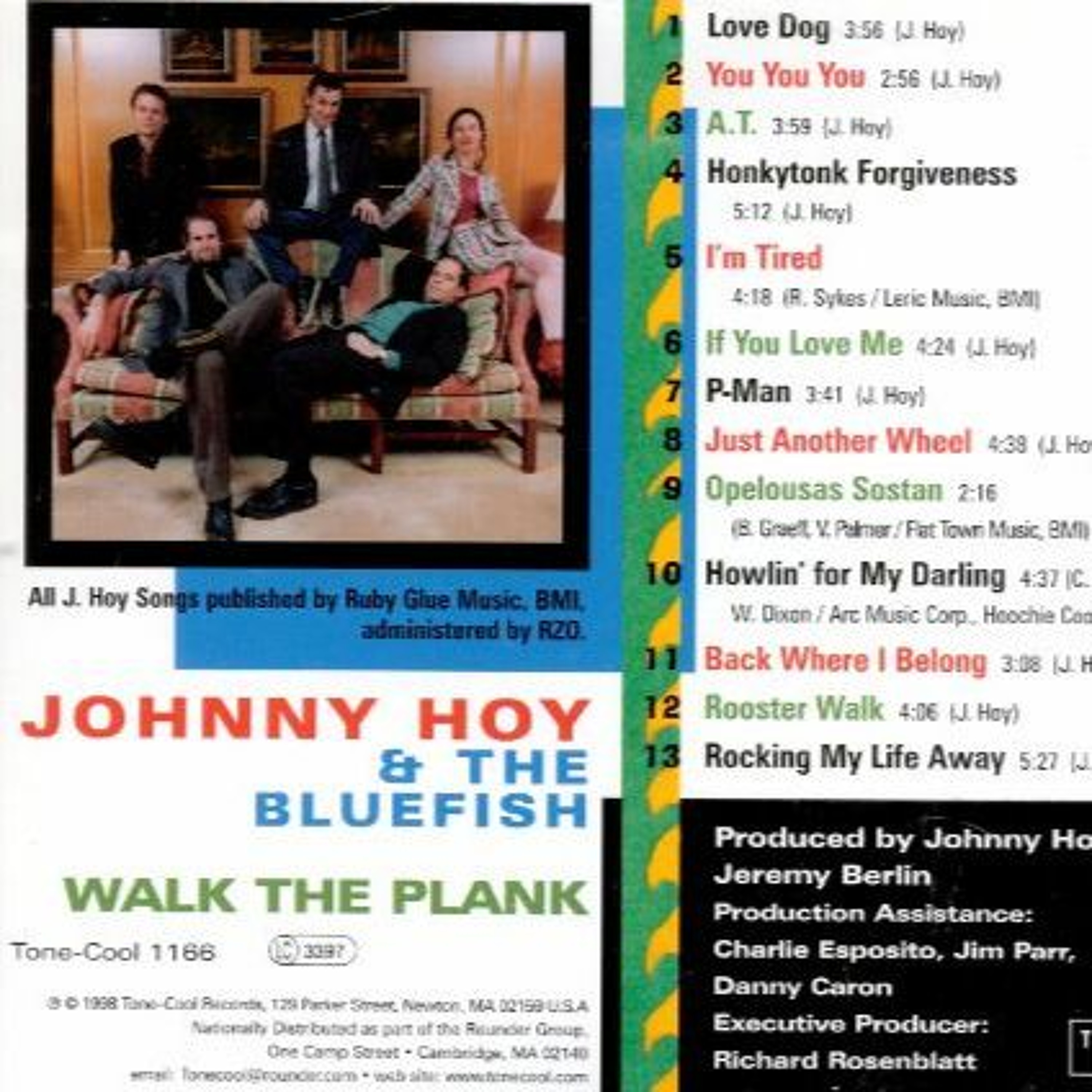 Goldie Bounce Golf Show Theme Music!  Johnny Hoy and the Bluefish ~ Rooster Walk episode artwork