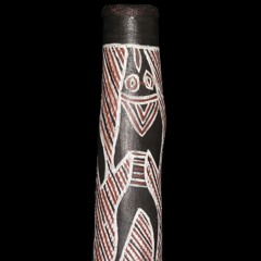 Overtone-ambiguous didgeridoo 129 cm D# fundamental Djatpangarri