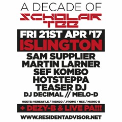 #ADecadeOfScholarTee - Fri 21.04.2017 official promo mix