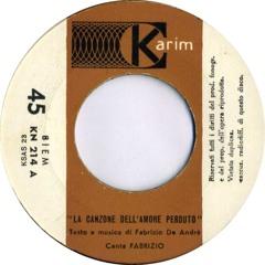 La Canzone Dell'Amore Perduto - Fabrizio De André (Acoustic Cover)