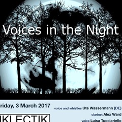 Voices In The Night 3.3.17 Set 6 Ute/Alex/Luisa/Mark/JohnR/Maggie/Phil/Neil/Kay/JohnE/Michael/Alison