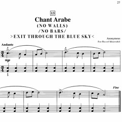 Chant Arabe - For Bassel Khartabil [disquiet0271 - Prison Sky]