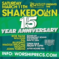 Blueshift - Shakedown 15 Year Anniversary At The Barbary Philadelphia