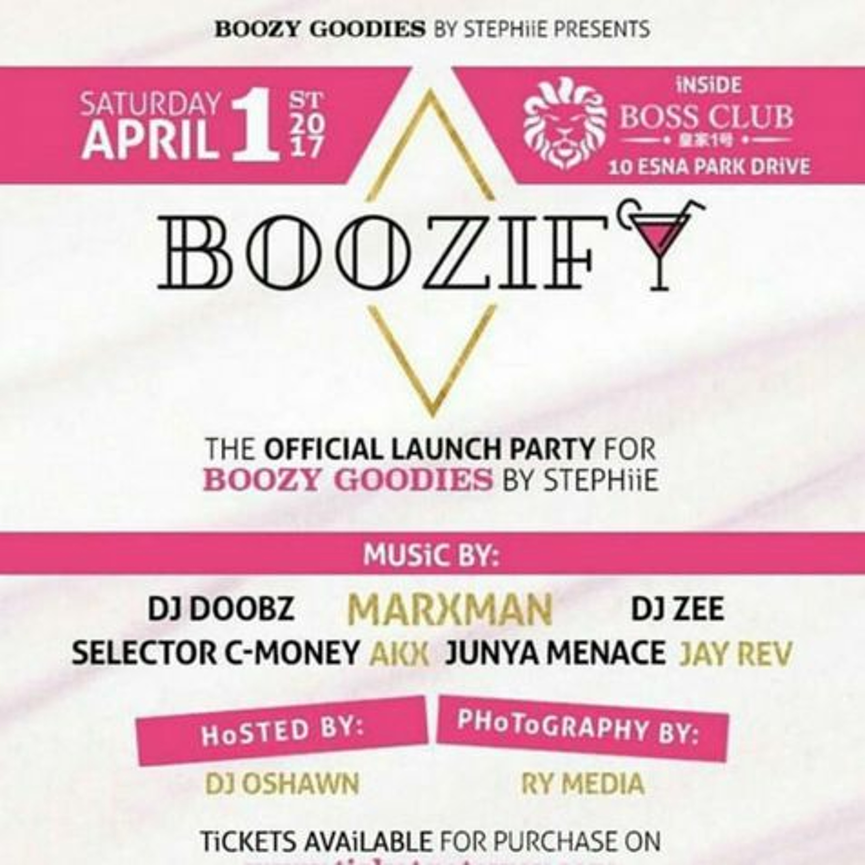 BOOZIFY PROMO CD - SAT APRIL 1ST INSIDE BOSS - DJ DOOBZ & JAY REV episode artwork