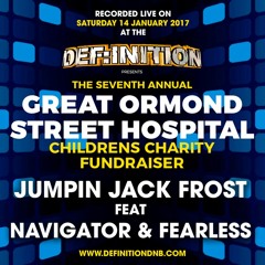 JJ Frost ft Navigator & Fearless : Def:inition : Great Ormond Street Hospital Fundraiser : 14:01:17