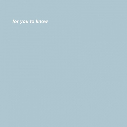 for you to know (w/ i m b a)